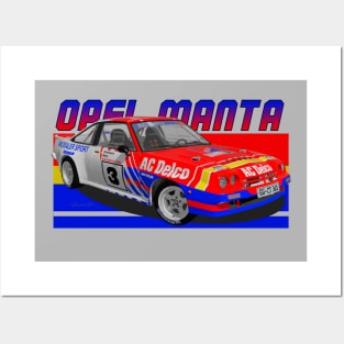 Opel Manta 400 Group B ACDelco Posters and Art